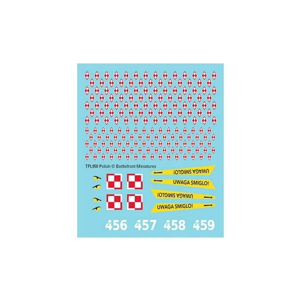 POLISH DECAL SET TWP951 TEAM YANKEE